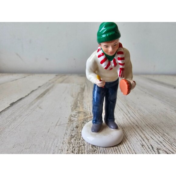 Dept 56 lighting jack-o-lanterns pumpkin carving dad accessory people figurine H - Picture 1 of 7